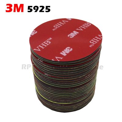 ☈₪ↂ 5pcs Dia 45mm Round Circle 3M 5925 Double Sided Adhesive VHB Foam Tape Mounting Pad Widely Use in car Home