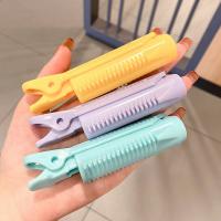 [HOT XIJXLKLKWMN 516] 5Pcs Professional Hair Rollers Hair Roots Fluffy Clip Air Bangs Curler Clips Natural Wave DIY เครื่องมือจัดแต่งทรงผม