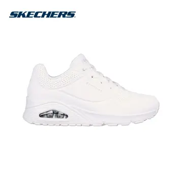 White sales skechers pumps