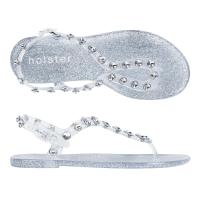 Holster Supermodel Silver Glitter HST218SIG รองเท้าส้นแบนแบบรัดส้น