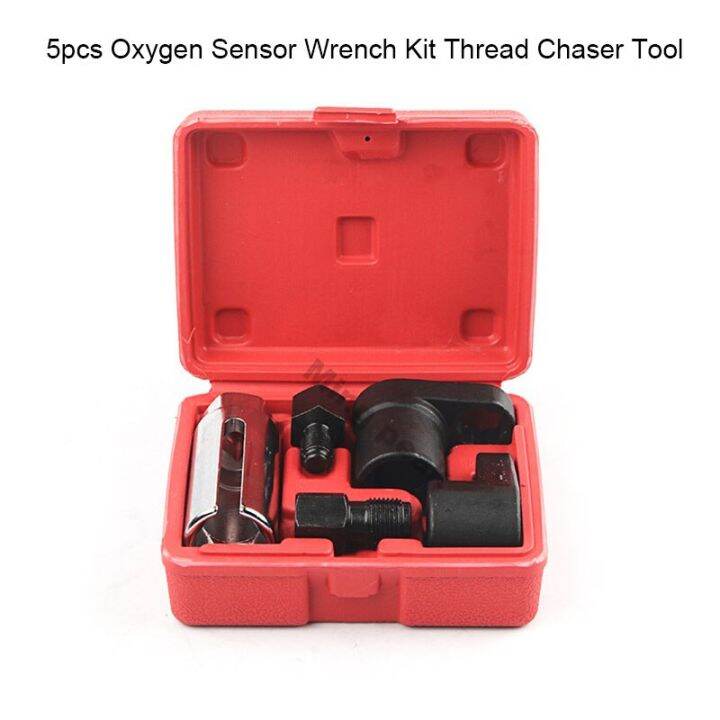 3piece 5piece oxygen sensor wrench kit thread chaser tool suitable
