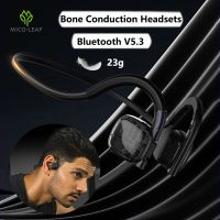 Real Bone Conduction Bluetooth-Compatible Headphones Wireless  Earphones Waterproof Sport Headsets with Mic for Iphone Xiaomi Over The Ear Headphones