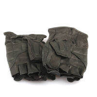 1 Pair Mens Military Tactical Gloves Outdoor Army Black Half Finger Cycling Gloves Slip Resistant Gloves