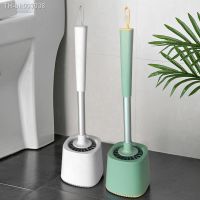 ☌◄ Detachable Long Handle Toilet Brush Wall Mounted Drain Soft Silicone Bathroom Cleaning Tools Home Toilet Clean Accessories