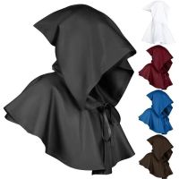 [Fast delivery] Fugui same style jacket Internet celebrity mysterious person black clothes cloak all-match dark shawl big hat top