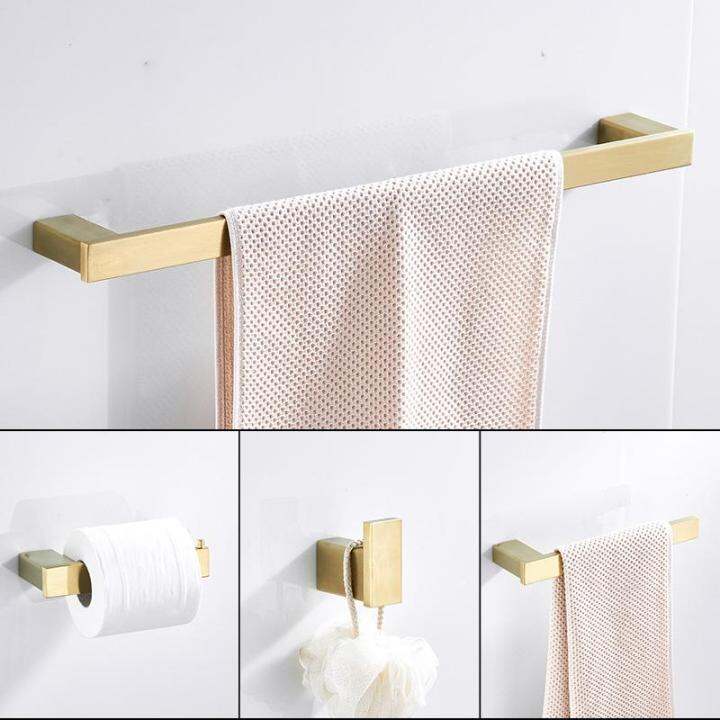 Bathroom Shelving Towel Rack Gold Shelf Suit By Olive Al Home | Lazada