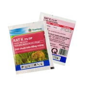 Sản phẩm diệt chuột Rat K 2% DP - 10gr gói - có trộn bã mồi