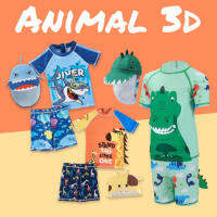 ANIMAL 3D swimsuits (เซ็ต 3 ชิ้น)(SW242)