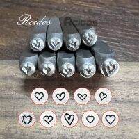 ☞▬✖ RCIDOS Fat Heart 2mm3mm Standard Heart Steel punch stampMetal Jewelry Design Stamps1pcs price