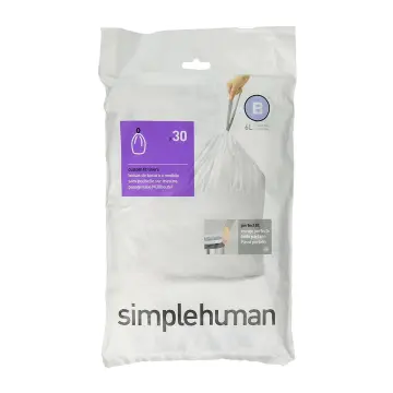 Trash bags, code B, 6 L / 30 pcs., plastic - simplehuman