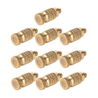 10 Pcs High Pressure Spray Misting Nozzle Atomizing Nozzle for Landscaping Cooling 0.006inch Orifice Standard 3/16 UNC