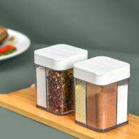 Kitchen Seasoning Jar Mesh Opening Design Storage in Compartments