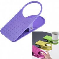 【YF】 Coffee Mug Clip Holder Colorful Plastic Hanger for Water Bottle Non-slip Scratch-free Cup Office Desk