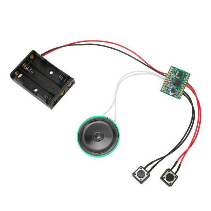 4 Minutes Sound Module Button Control Diy Music Sound Talk Recordable
