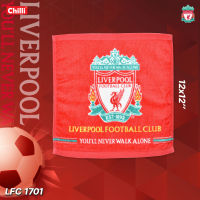 ของแท้ 100% JHC Towel  ผ้าขนหนู เช็ดหน้า ลิขสิทธิ์ Liverpool LFC-1701 ขนาด  12x12 นิ้ว