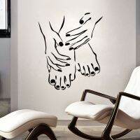 Studio Wall Decal Pedicure Manicure Design Vinyl Stickers Fashion Bedroom Decoration Murals