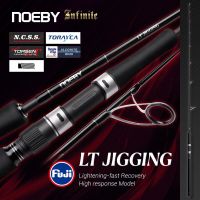 Noeby จับคันเบ็ดแนวตั้ง1.91M M ML ไกด์ฟูจิล่อ200G 2ส่วนหมุนคันบ็ดตกปลาสำหรับ Kingfish Joran Pancing Laut