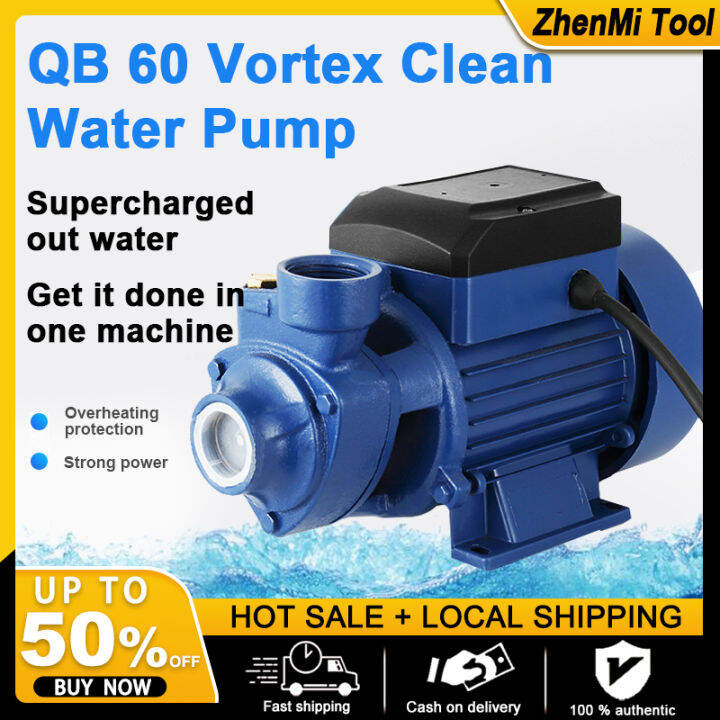 Electric Water Pump Booster Pump 0.5HP Heavy Duty Peripheral Jet