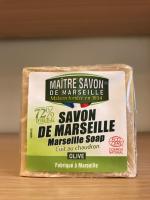 MAITRE SAVON DE MARSEILLE SOAP CUIT AU CHADRON OLIVE organic แมเตอร์ส ซาวอน เดอ มาร์เซย์ สบู่ ครี โอ โชดร็อง น้ำมันมะกอกบริสุทธ์ ออร์แกนิค 300g