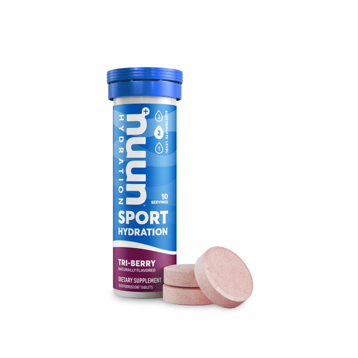 nuun-sport-hydration-เกลือแร่ชนิดเม็ด-มี-5-รสชาติ-ป้องกันตะคริว-เกลือแร่อัดเม็ด-เกลือเเร่-เกลือแร่ออกกำลังกาย-เม็ดฟู่