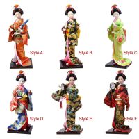 【CC】◕♗✕  Ethnic Geisha Dolls for Tabletop Decoration Statuette Ornaments