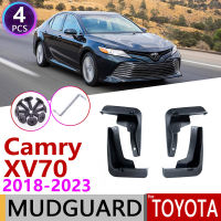 4PCS ด้านหน้าด้านหลัง Mudguard สำหรับ Toyota Camry XV70 70 2018 ~ 2023 2019 2020 2021รถ Fender Mud Flaps MudFlap Guard Splash อุปกรณ์เสริม