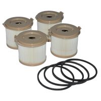 4Pcs 2010PM 2010TM Filter elements for 500FG Fuel Engine Fuel Water Separator Replacement Truck Kit