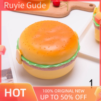 Ruyie Hamburger Lunch BOX KID Bento กล่องอาหารคอนเทนเนอร์ Creative Burger กล่องอาหารกลางวัน