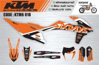 สติกเกอร์ KTM รหัส KTM6 018