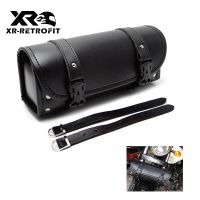 Universal Bags Black Motorcycle Tool Bag Front Fork Handlebar Saddlebag Roll Barrel Racing Tail Barrel Storage Accessories-