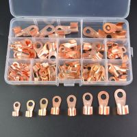 90Pcs Copper Battery  Connector Terminal Open Lugs Wire Terminals OT 10A-100A