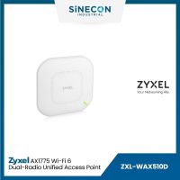 Zyxel ไซเซล รุ่น WAX510D อุปกรณ์ขยายสัญญาณ Wireless AX1775 (WiFi 6), 2x2 MIMO with Dual Optimized Antenna,