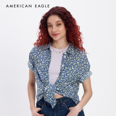 American Eagle Button-Up Shirt เสื้อเชิ้ต ผู้หญิง  (NWSB 035-5031-410)