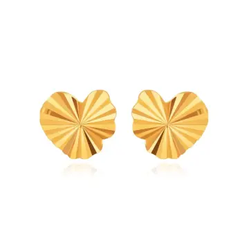 14 OFF POPULAR 2019 Love Heart Rhinestone Tassel Earrings In GOLD   ZAFUL Singapore Earring Type Drop   Tassel earrings Unique earrings  Womens earrings