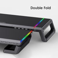 【digitizer】 RGB 4 USB 3.0แท่นชาร์จที่จัดระเบียบบนโต๊ะแท่นวางจอภาพแบบสากลแบบปรับได้แท่นวางแบบยกจอคอมพิวเตอร์ตั้งโต๊ะได้