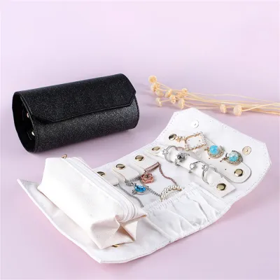 Foldable Jewelry Display Case Multifunctional Jewelry Organizer Portable Jewelry Clutch Jewelry Roll Box Foldable Jewelry Storage