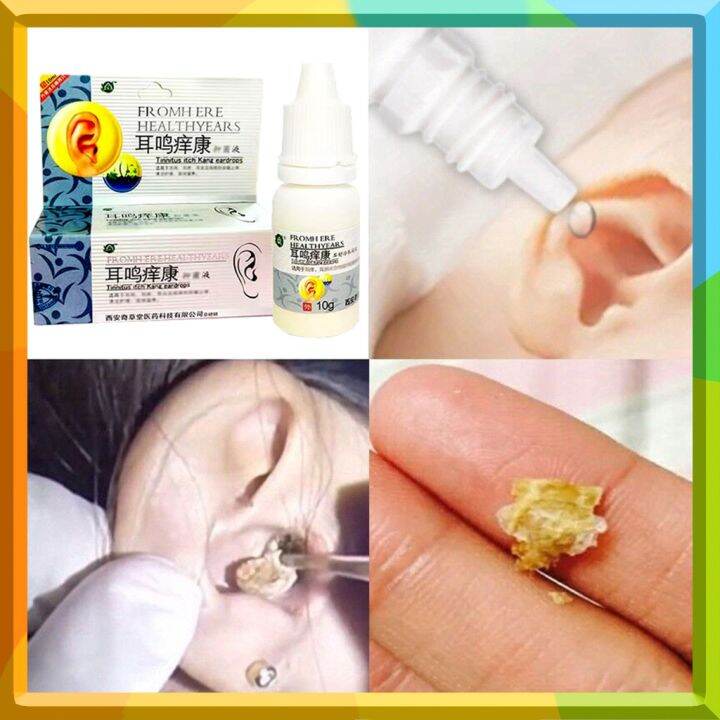 Ear Drops Cleaner Ear Wax Safe Remover Liquid for Acute and Chronic