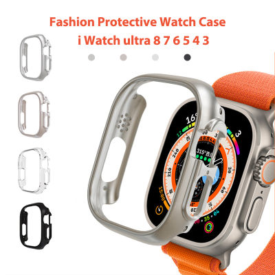 เคสป้องกันนาฬิกาแฟชั่นสำหรับ I Watch Ultra 8 7 6 5 4 3กรอบนาฬิกา49มม.