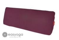 easyoga หมอนสำหรับหนุนการทำโยคะ - สีน้ำตาลอมแดง (W 26 x L 65 x H 14 cm)