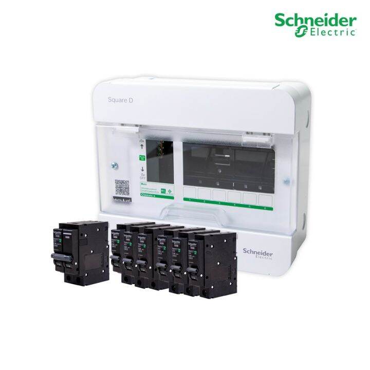 โปรโมชั่น-คุ้มค่า-schneider-set-ตู้แสควร์ดี-6ช่อง-เมนเบรกเกอร์กันดูด-50a-ลูกย่อยเซอร์กิตเบรกเกอร์32a-20a-16a-ตู้ไฟ1เฟส-2สาย-240v-ราคาสุดคุ้ม-เบรค-เกอร์-ชุด-เบรก-เกอร์-วงจร-เบรก-เกอร์-เบรก-เกอร์-60a