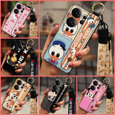 Shockproof Waterproof Phone Case For Tecno Camon20 Premier/CK9n Phone Holder Lanyard Cartoon Wrist Strap Back Cover