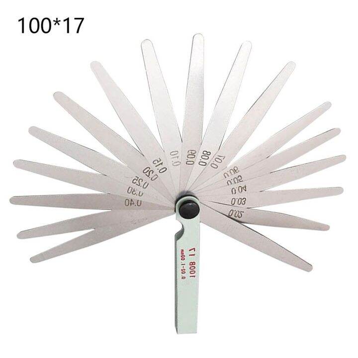 0.02 To 1mm Feeler Gauge 10cm/4inch Carbon Steel Measure Tool Metric ...