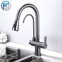 【hot】 Pull Out FaucetHot Cold Mixer Crane Sink Faucets Rotatable Filter Faucet:CJSCLPPT