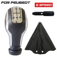 Fit For Peugeot 106 206 207 307 407 For Citroen C3 C4 C5 Sega Triumph C2 Elysee Car 5 Speed Gear Shift Knob With Gaiter Cover