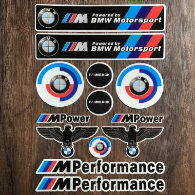 รถ Windows สติกเกอร์ M Performance รถจักรยานยนต์ตกแต่งสำหรับ Bmw E36 E39 E46 E60 E61 E64 E70 E71 E85 E87 E90 E83 F10 F20 F21 F30 E80