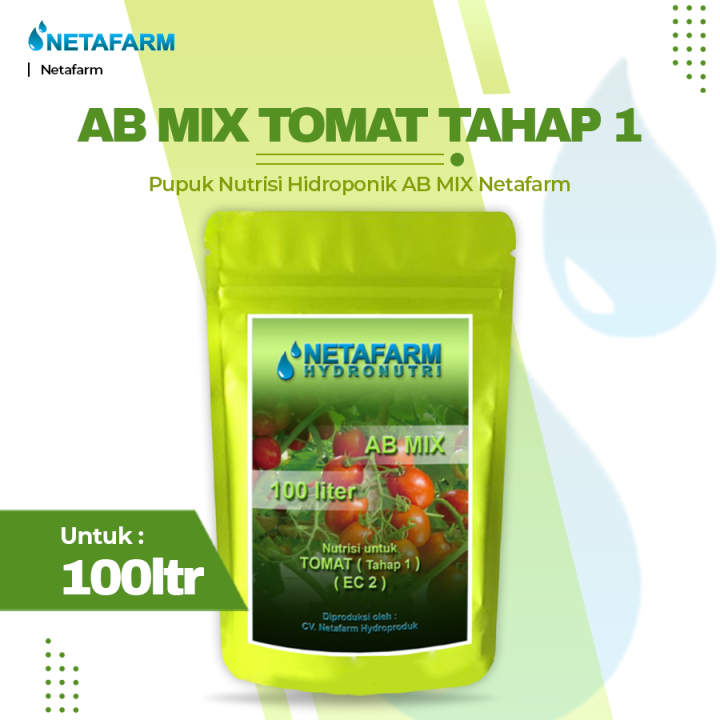 Nutrisi Hidroponik AB Mix TOMAT - TAHAP 1 ( 100 Liter ) | Lazada Indonesia