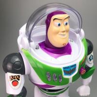 ตุ๊กตาขยับแขนขาได้ S Toy Story 4 Juguete Buzz Lightyear เพลง/แสงที่มีหุ่นของเล่นตุ๊กตาขยับแขนขาได้ตุ๊กตาปีกสำหรับ S03ของขวัญวันเกิดเด็ก