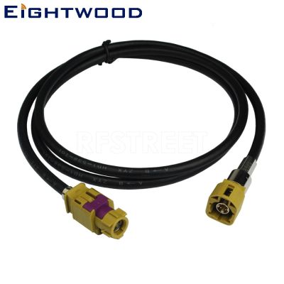 Eightwood Custom FAKRA HSD New Vehicle High-speed Transmission FAKRA HSD Code K Curry LVDS 120cm Shielded Dacar 535 4-Core Cable