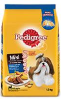 Pedigree เพดดิกรี มินิ สุนัขโตพันธุ์เล็ก รสไก่ ตับ และผัก ขนาด 400 กรัม