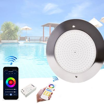 ✇☑﹉ Underwater Lights RGB 12V LED Smart IP68 Swimming Pool Light 18W 25W Mobile APP control Pool set Party Decoration Fountain Lamp